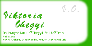 viktoria ohegyi business card